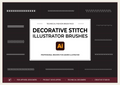 Decorative Stitch Illustrator Brushes