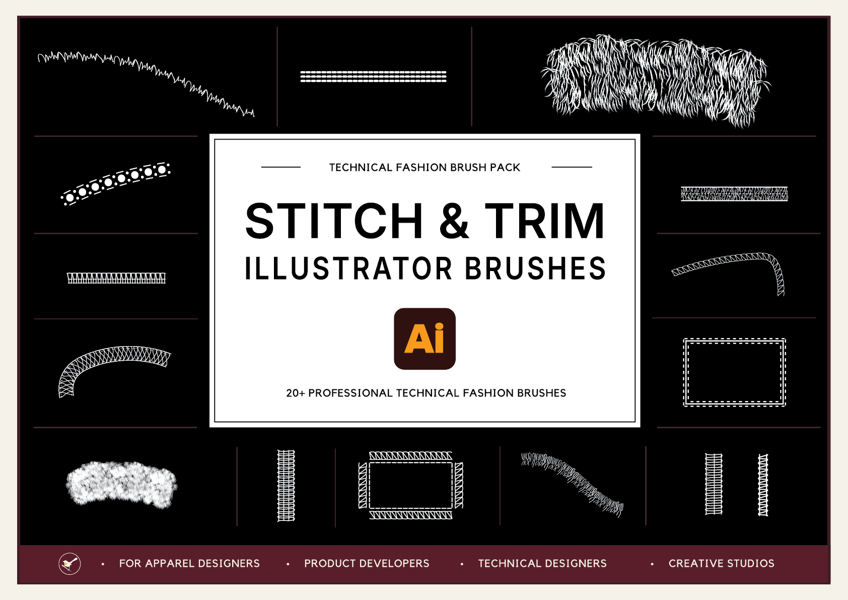 B001 Technical Fashion Brush Pack