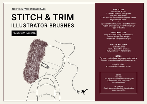 B001 Technical Fashion Brush Pack