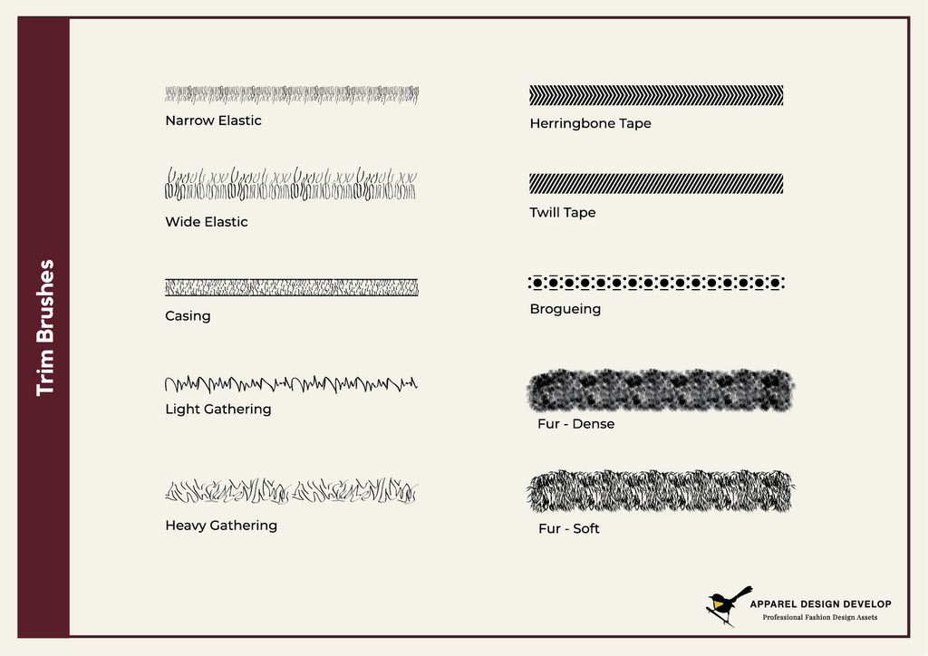 B001 Technical Fashion Brush Pack