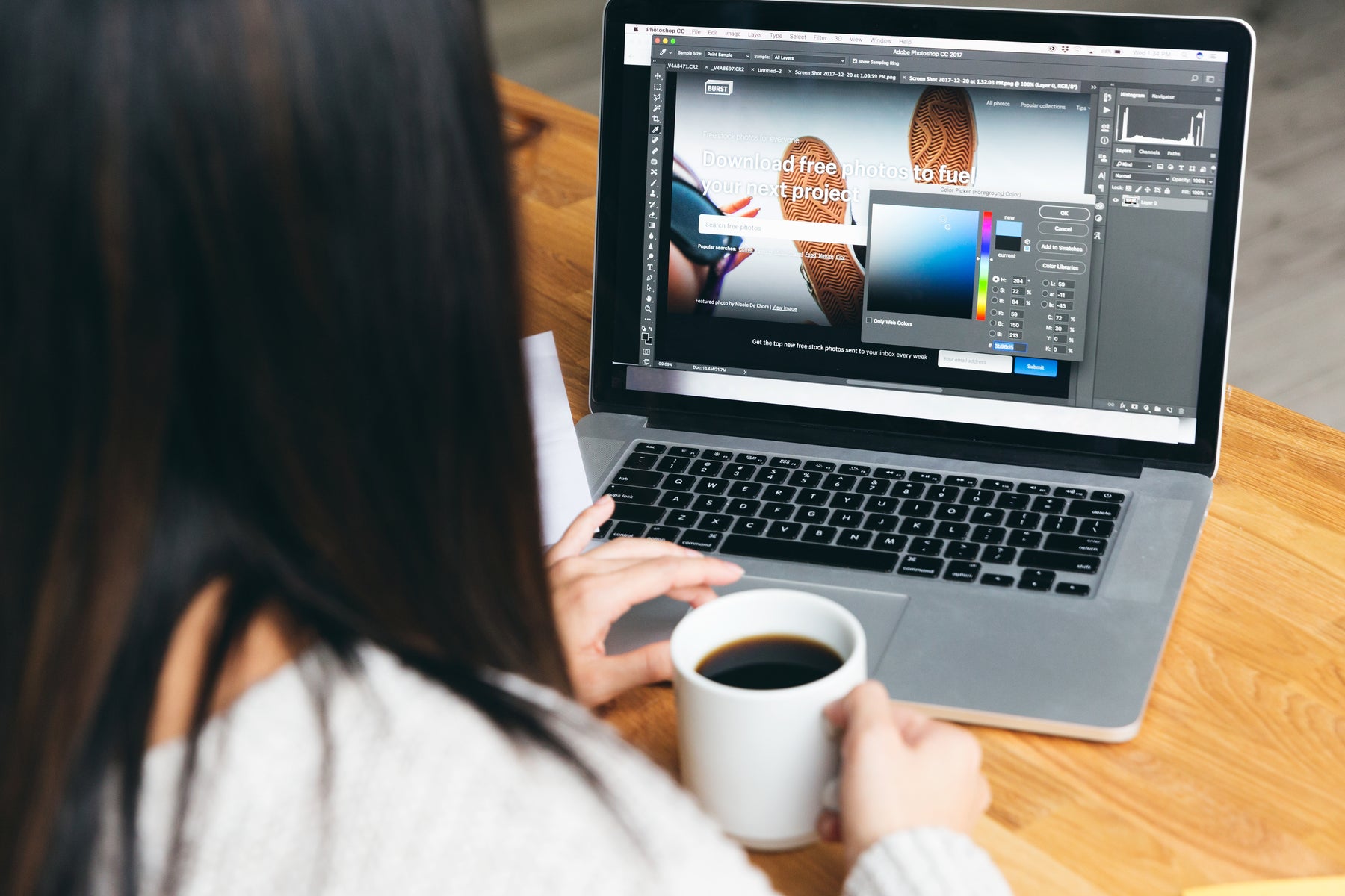 Fashion technical design services shown in a professional studio workspace