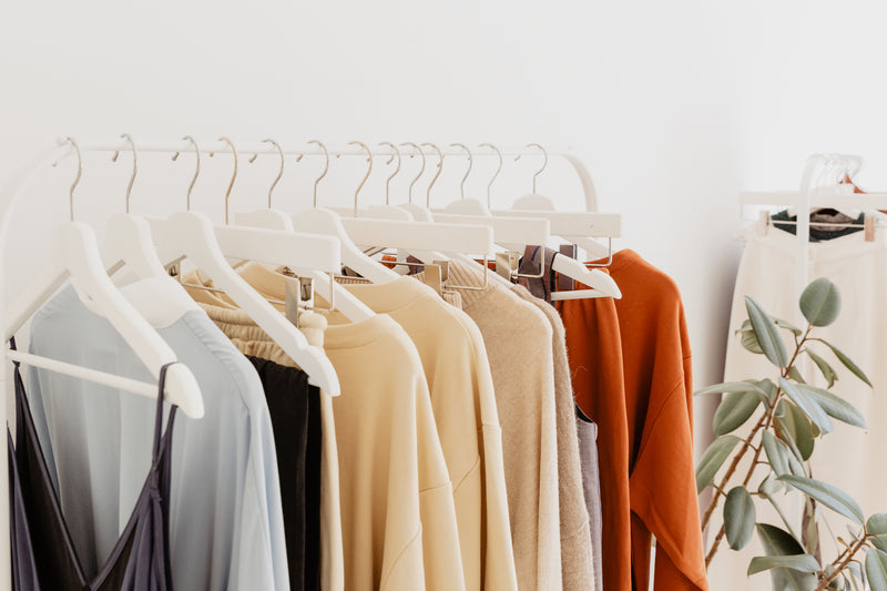 Fashion design materials in a professional studio